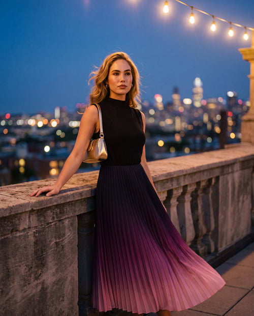 Vestido Delphine Dégradé