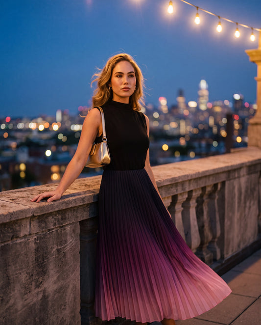 Vestido Delphine Dégradé