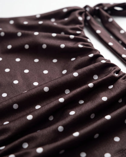 Top Ninon - marron-closeup