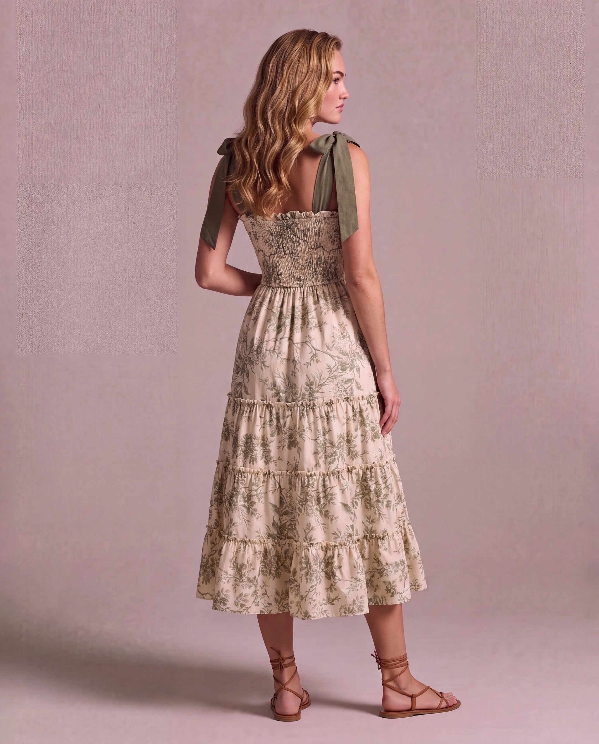 Vestido Fleur - vista de espalda